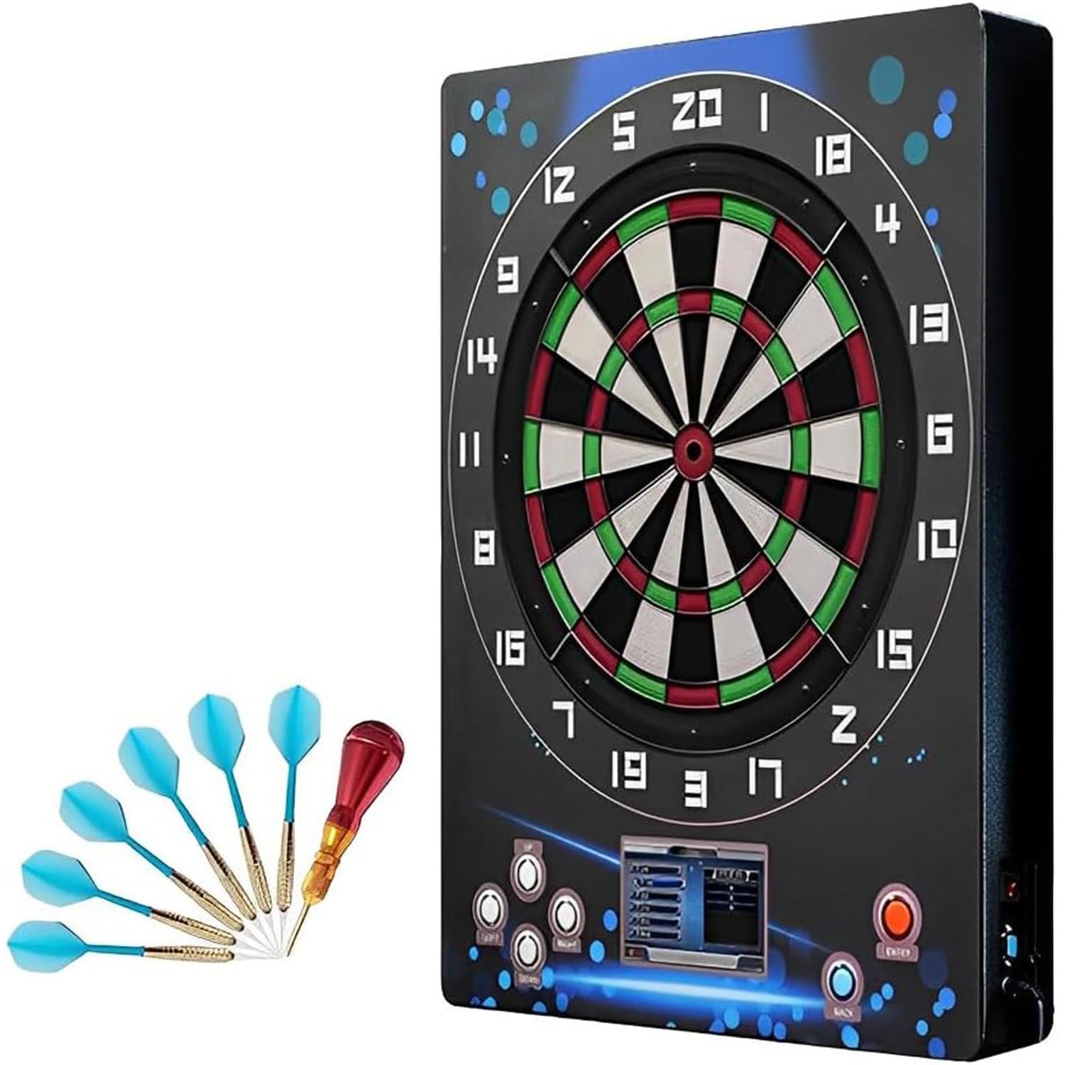 Anxyyds Multicolor Electronic Dartboard Darts, Digital Dartboards Set Electronic Dartboard For Games Room Bar And Family Activity Room