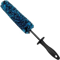Vista 1 de VIKING Wheel Barrel Brush, Cleaning Brush for Wheels and Car Detailing Kit, Regular Diameter, 16 Inch Length, Teal, 1 Pack