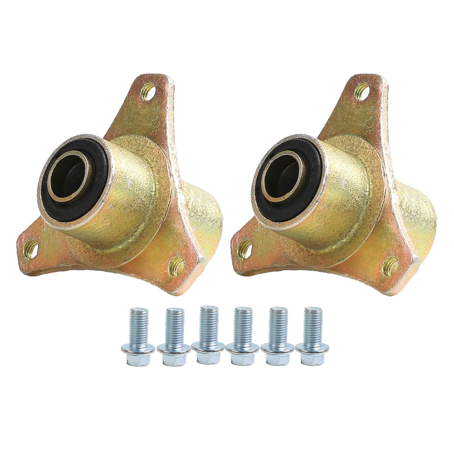 17mm 3 Stud Front Wheel Hub for 6" 7" Mini ATV Quad Go Kart Dirt Bike(2 Pack)
