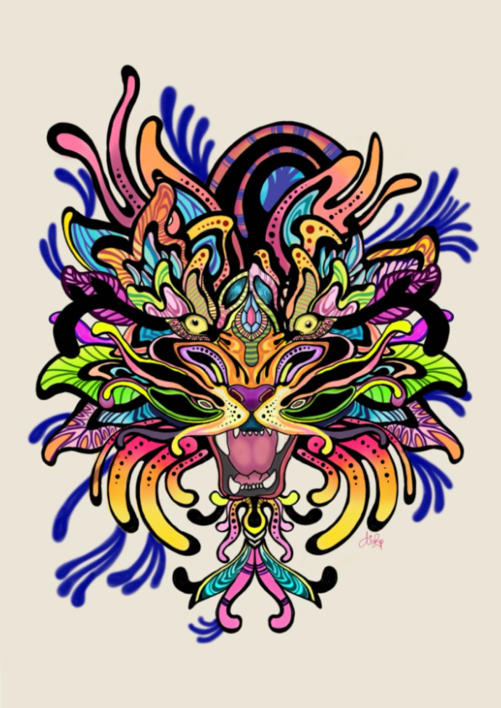 DRAGON by AISH- Paperback student Notebook: 120 pages