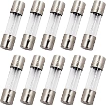 SIXQJZML 10 Pack F1AL Fast-Blow Fuse 1A 1amp 125V Glass Fuses 0.2 x 0.78 inch / 5 x 20 mm 125Volt F1A