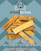 Vista 4 de Masticables prémium de queso de yak para perros del Himalaya, totalmente naturales, sin gluten, sin granos, sin lactosa, masticables de yak de larga