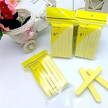 Limbjal® Facial Magic Water-Activated Puff Cleaning Soft Sponge Pads for Face Cleansing Makeup Removal and Facial in Yellow, 30 Grams (PACK OF 12 stick)