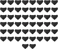 Vista 1 de ZASCHMOY - 50 piezas de ropa interior negra desechable, talla única que se adapta a la mayoría de ropa interior de viaje portátil para mujeres