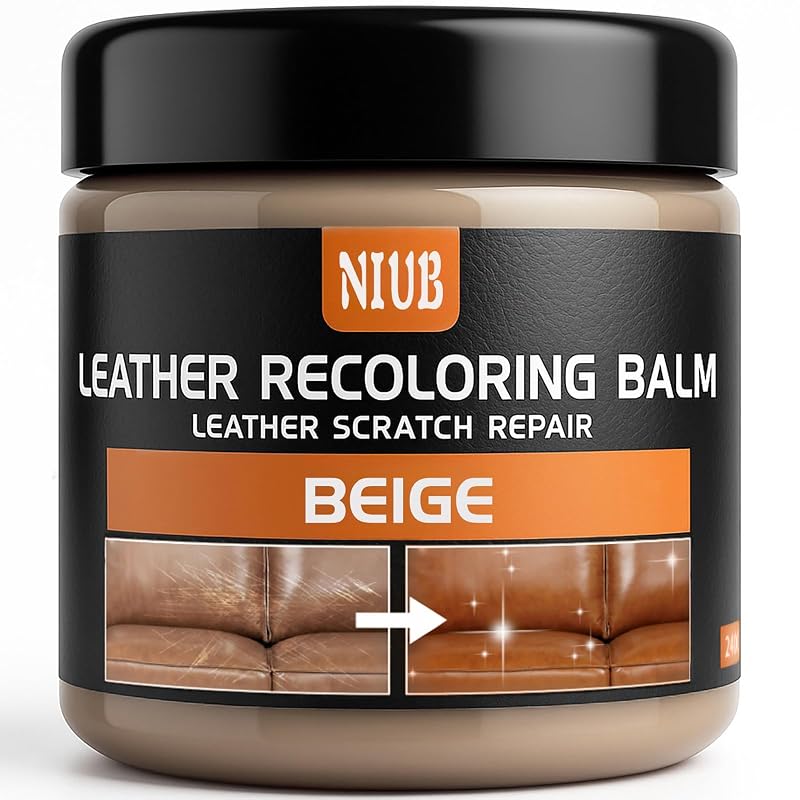 Bálsamo Restaurador de Cor para Couro NIUB Bege