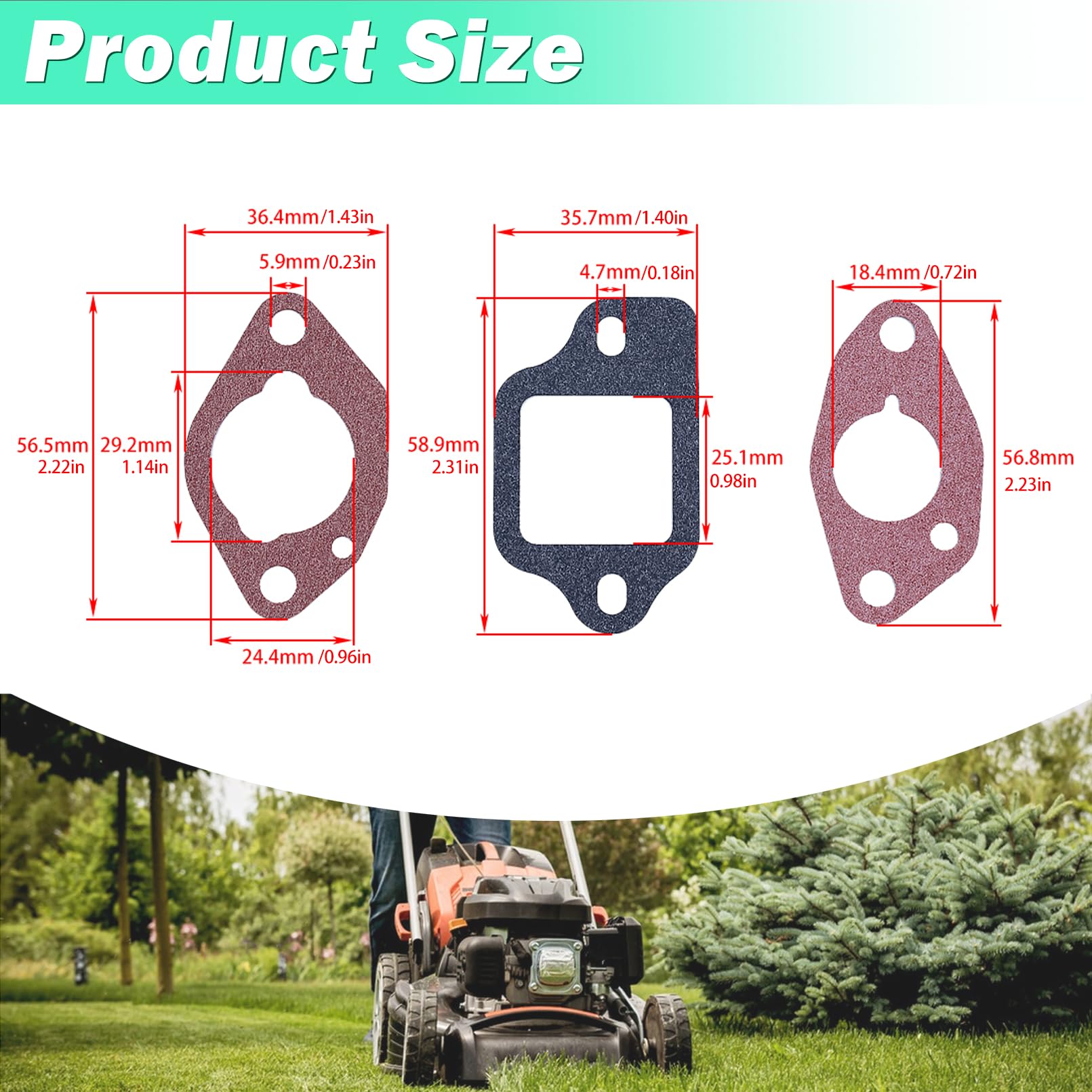 ADEFOL Kit de Carburador para Honda Motor GCV190 y Cortacésped HRB217 HRX217, Carburador + Filtro de Aire + Juntas + Bujía Accesorio Piezas de Repuesto Kit 9 en 1