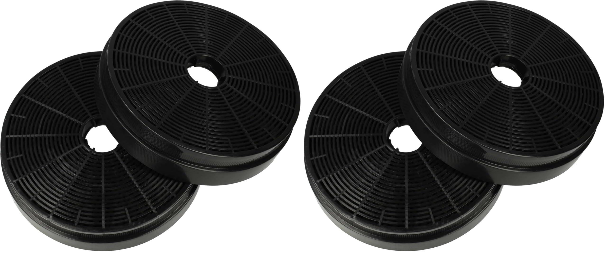 vhbw 2x filtro de carbón activado reemplaza Klarstein 10030727, CGCH3 para campanas cocina - 17,5 cm (Paquete de 2)