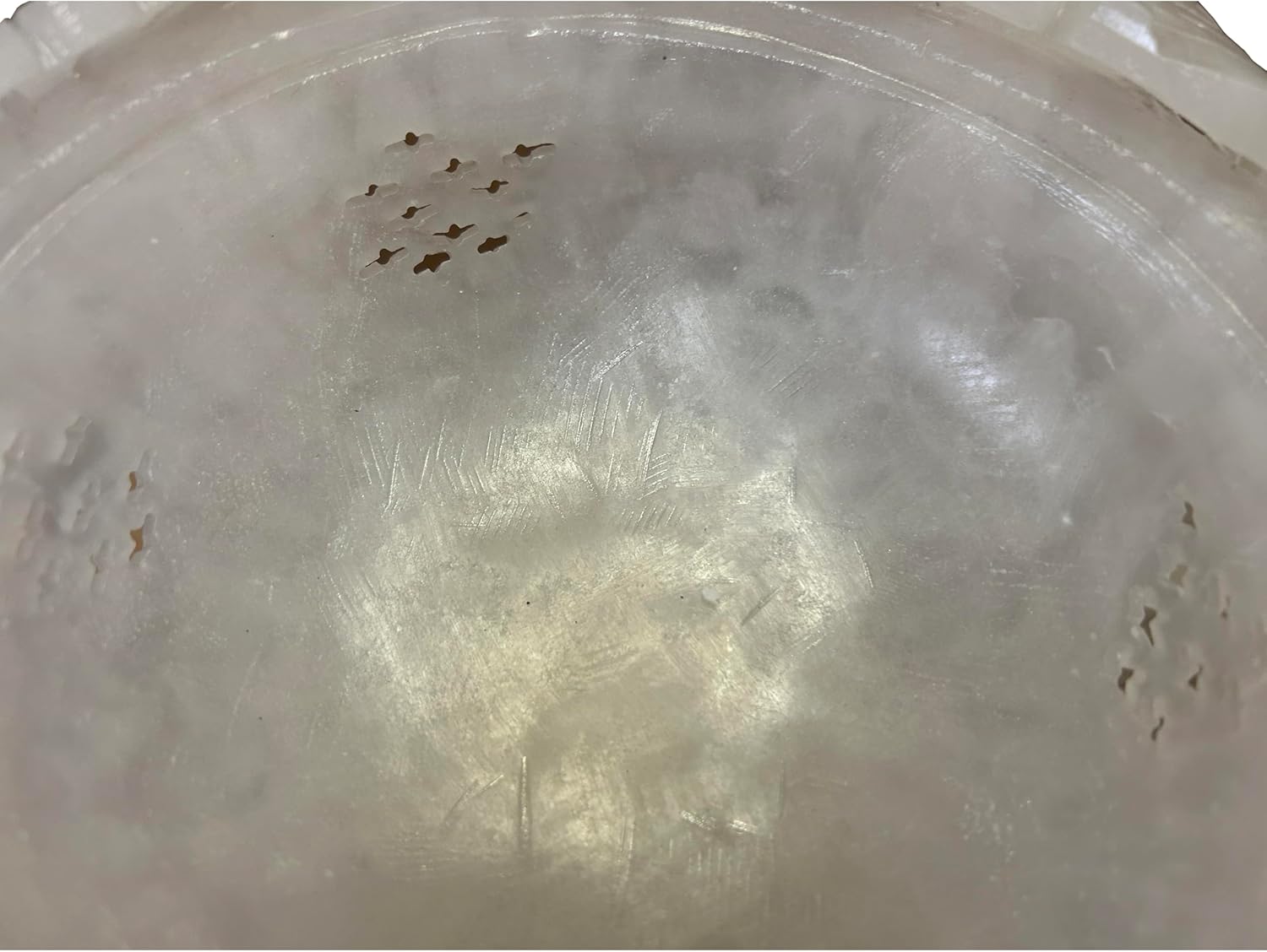 Chinese White Stone Carved Oriental Dragon Incense Burner Holder Display Aws3757