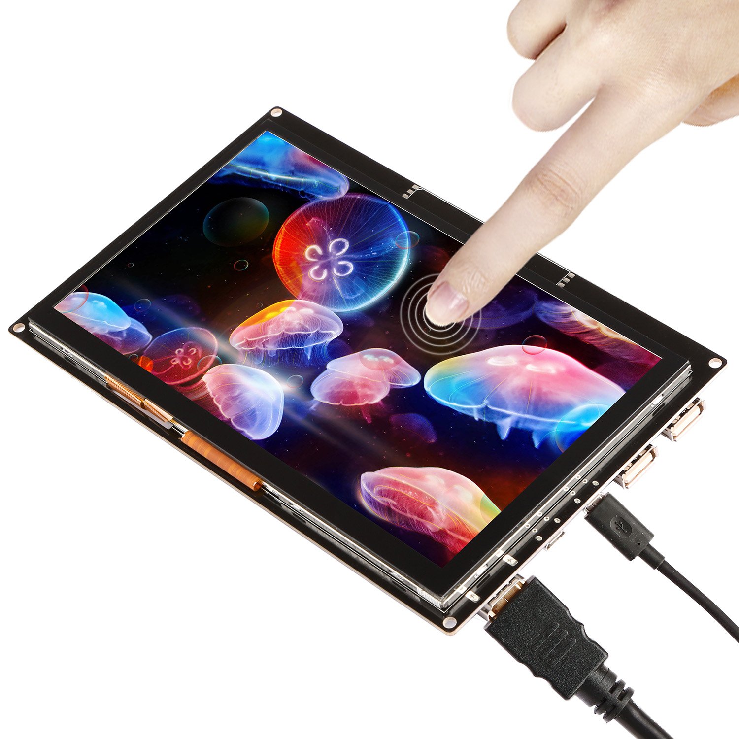 Buy GeeekPi 7 Inch 1024x600 Capacitive Touch Screen HDMI Monitor TFT