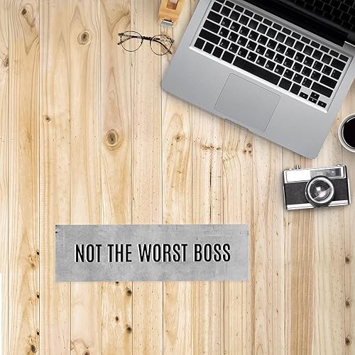 Vista 62 de Andaz Press Divertido plato de escritorio de oficina, placa acrílica Everyday I'm Hustlin para el hogar, escritorio, gerente, jefe, trabajo