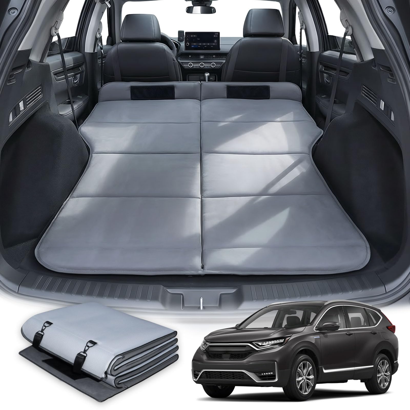 Car Bed for Honda CR-V,Foldable Non-Inflatable Memory Foam Camping Mattress,Thickened Portable SUV Trunk Sleeping Pad,Air Mattress Upgrade for Camping Essentials &amp; Accessories,CR-V 2020-2024 2025 2026