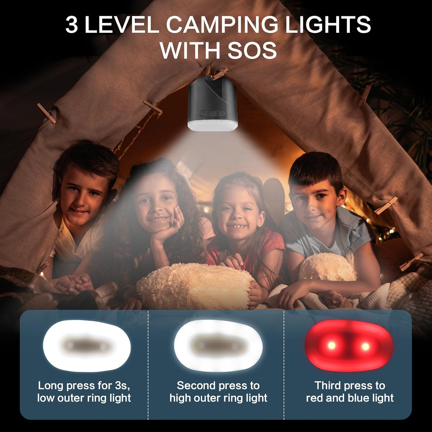 XINBAOHONG Mini Air Portable Camping Light Tiny Inflator/Deflator Pump with 2000mAh Battery USB Rechargeable for Pool Floats Air Bed Air Mattress Swimming Ring Vacuum Storage Bags