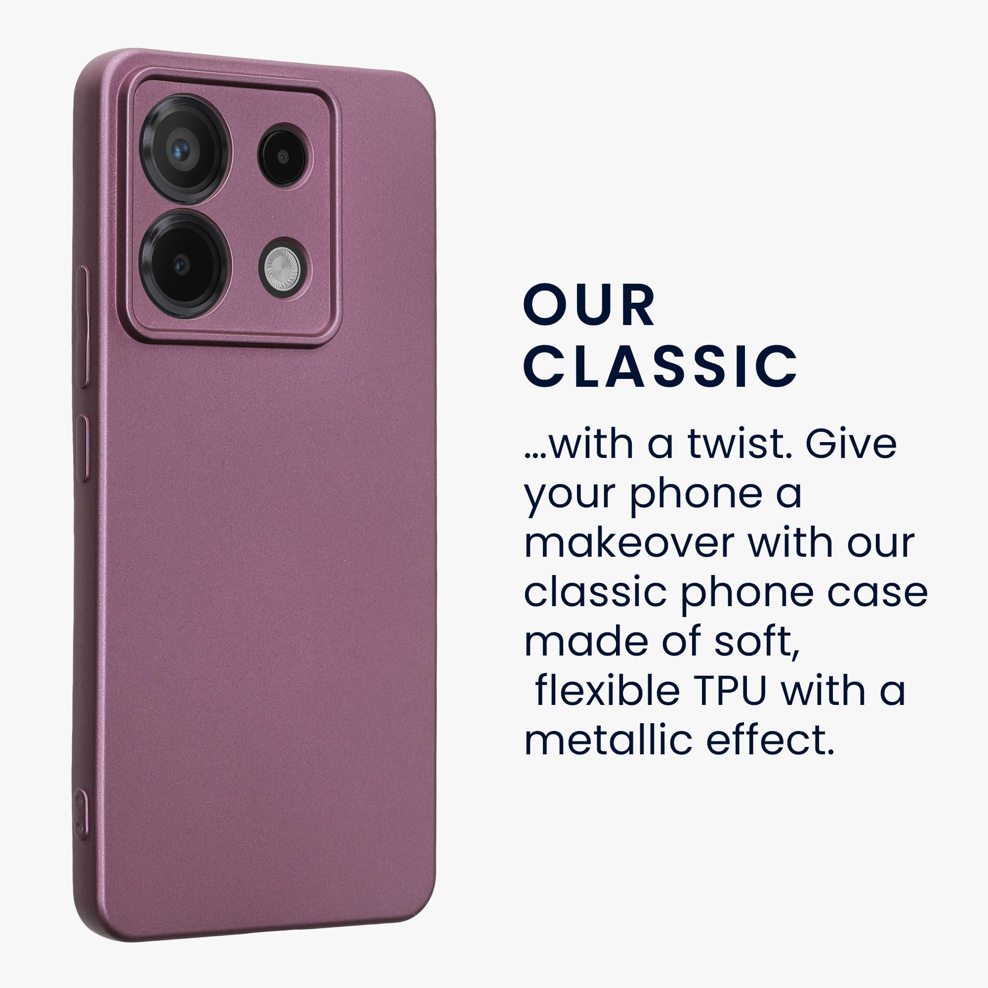 Kwmobile Case Compatible With Xiaomi Redmi Note 13 Pro 5G / Redmi Note 13 Pro Plus 5G Case - Soft Slim Protective TPU Silicone Cover - Blueberry - View #13