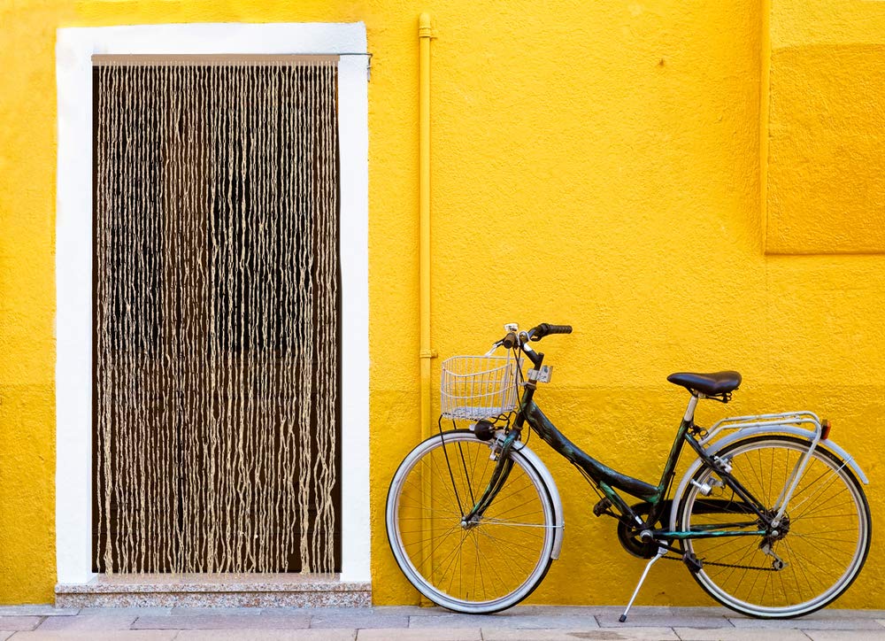 VERDELOOK | Mais, Tenda Colore Naturale da Esterno e Interno, 120x240 m, 68 Fili, Tenda per Porte