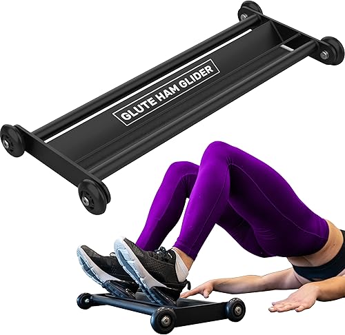Bells of Steel Glute Ham Glider - Commercial and Home Gym Multi-Function Ab Glute Machine - Heavy Duty Ab Glider Machine for Hamstring Curl,