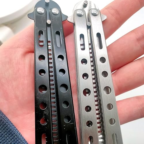 Miniatura 6 de WANLIAN Hermoso peine, hermoso peine de acero inoxidable plegable, herramientas de peinado para uso deportivo al aire libre (negro y blanco)