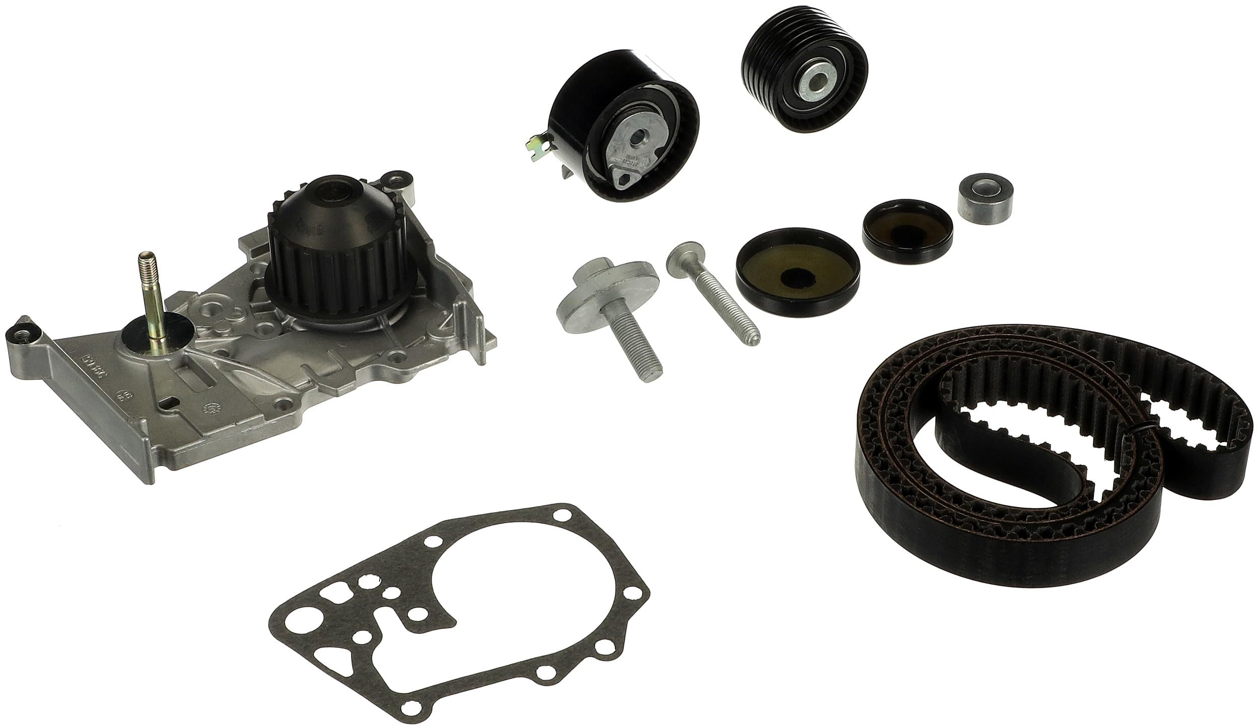 GATES KP35671XS Bomba de agua + kit de correa de distribución Número de dientes: 132 27,4 mm con bomba de agua Compatible con RENAULT Megane 3 Grandtour KZ0/1 Clio 3 Hatchback BR0/1, CR0/1, DACIA