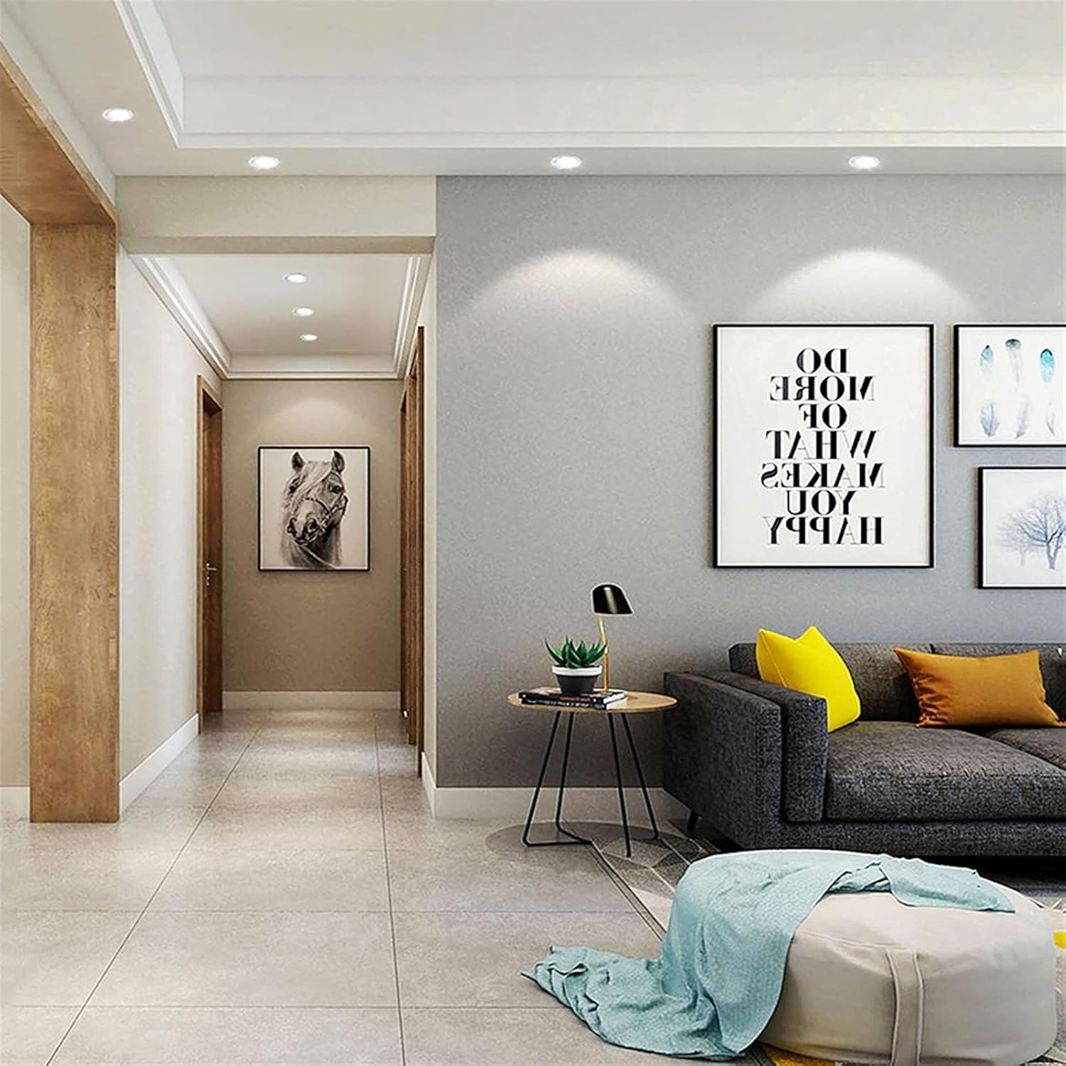 Recessed Highlight Ceiling Light Fixture 20W 30W Indoor Decoration Downlight Angle Orientable Flat Spotlights Picture Jewelry Display Accent Lamp 1600LM CRI 80 Fire Rated Spot Light AC110-240V I