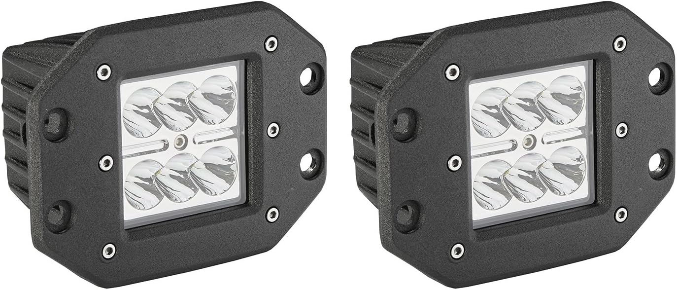 LED Light Bar, 2X 24W Waterproof Spot LED Light Bar Work Lights LED Pods Cube Lights Driving Fog Lights with Mounting Bracket for Off Road, Truck, Car, ATV, SUV