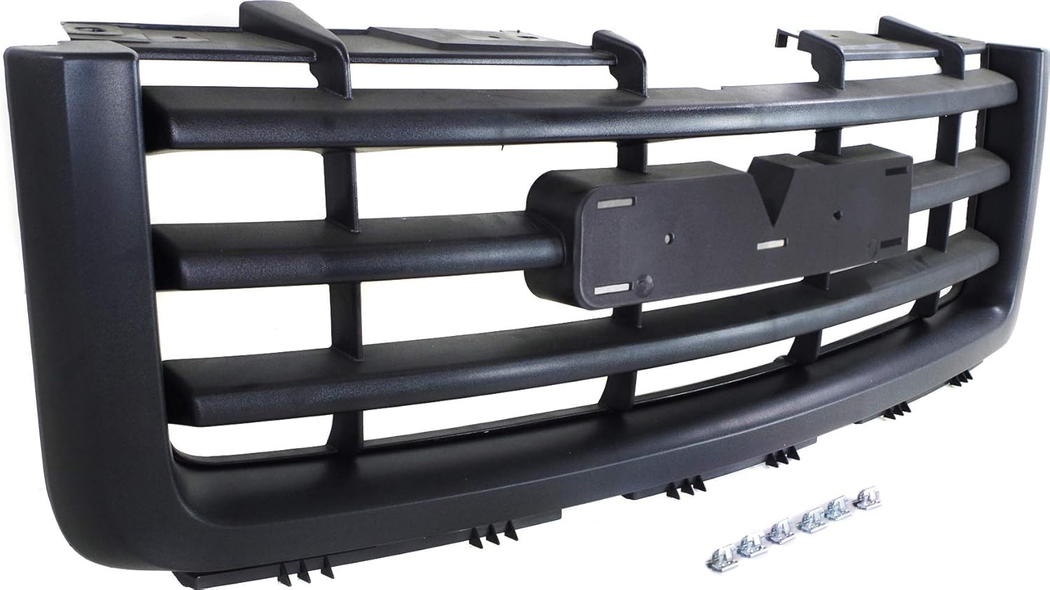 Garage-Pro Grille Assembly Compatible with GMC Sierra 1500 2007-2013 New Body Style Textured Black GM1200583