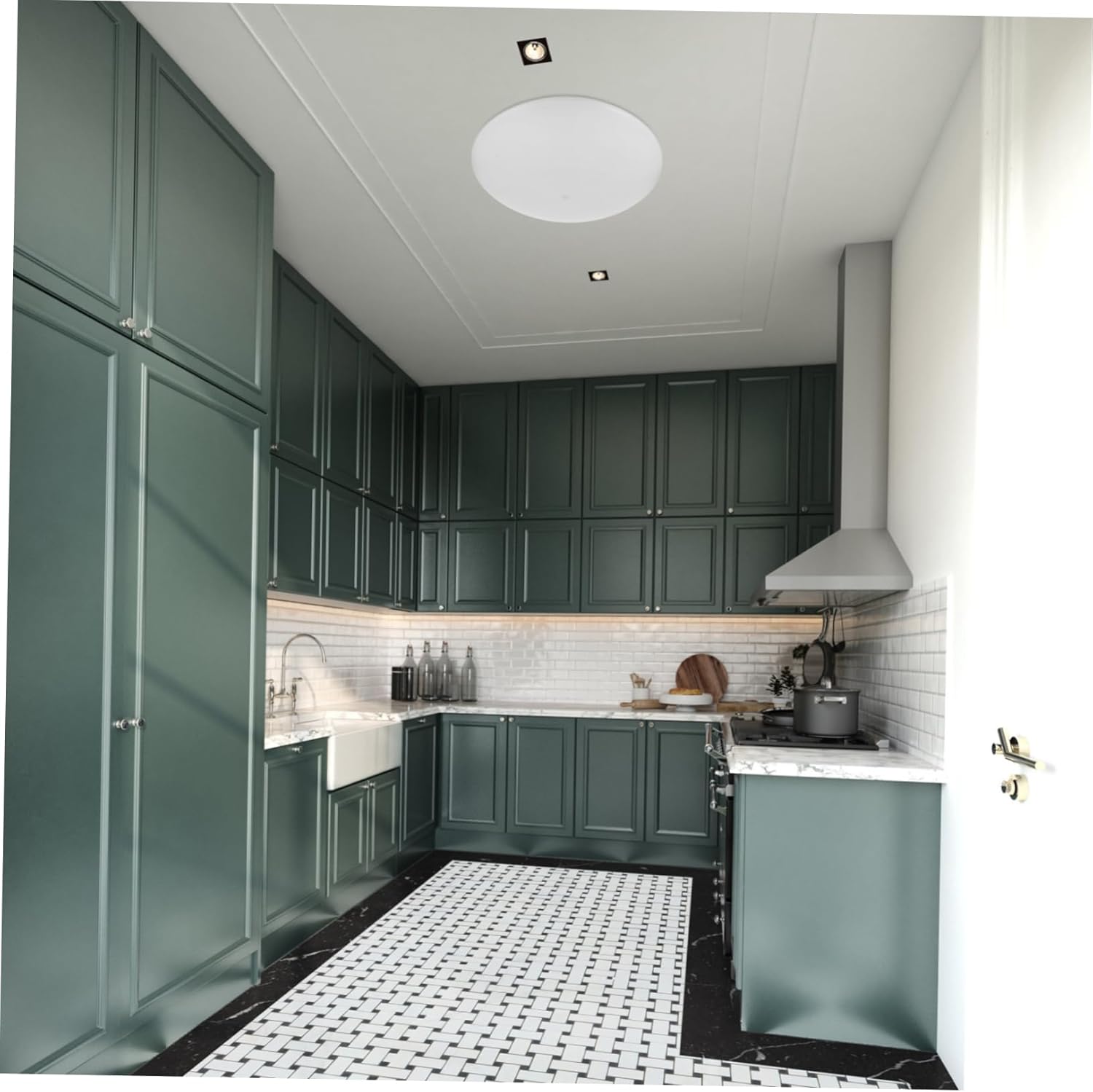 Ceiling Light Fixture Cover Round Plastic Lamp Shade Ceiling Mount Diffuser Light Fixture Accessory