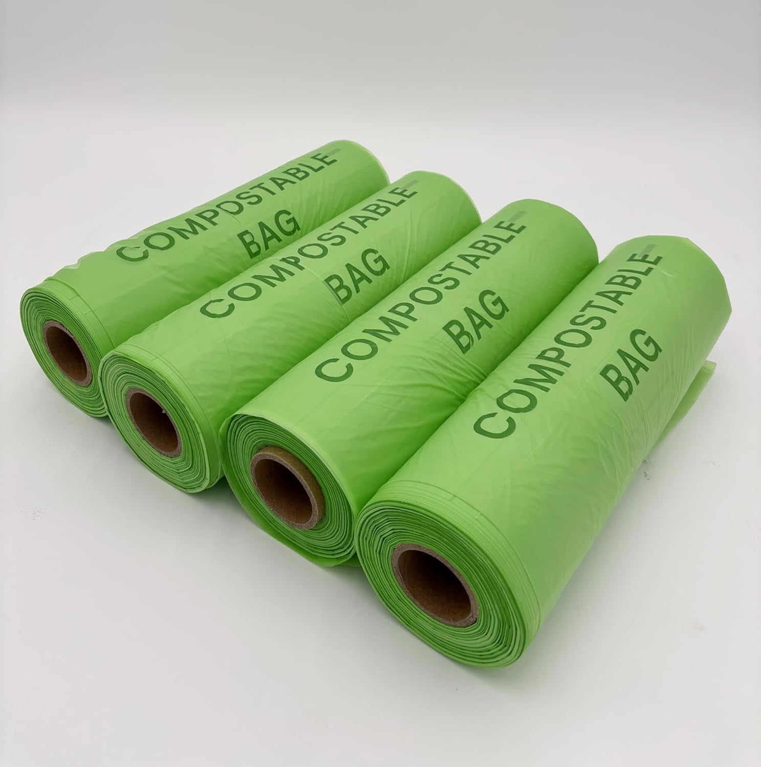 VERDE WINSIGHT Compostable Trash Bags - Heavy Duty Extra Thick and Tall Kitchen Food Scrap Waste Bags - 1000 Bags, Eco Friendly Biodegradable Trash Liners