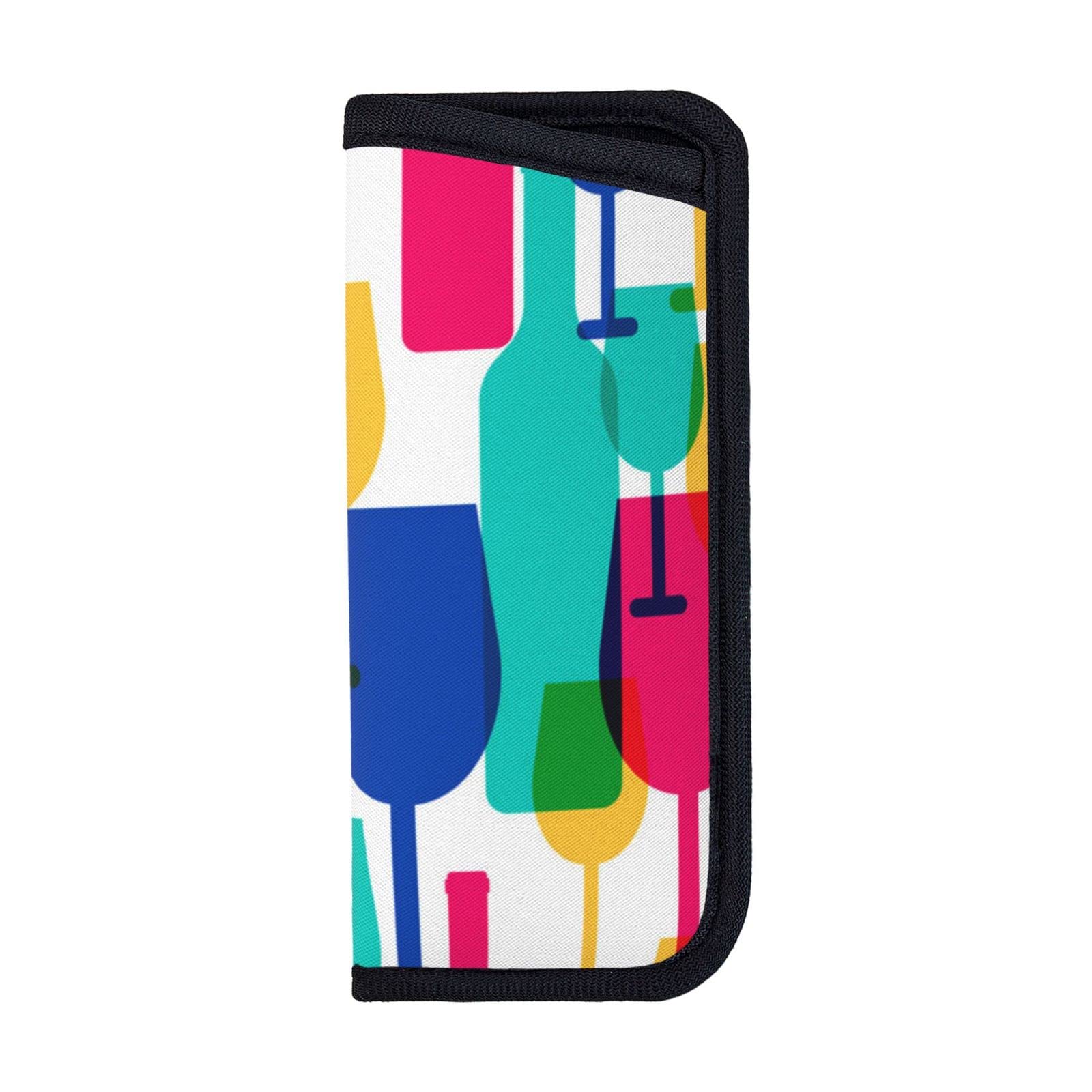 ANGYANG Soft Eyeglasses Bag Cocktail Glasses And Wine Bottles Anti-Scratch Spectacles Sleeve Portable Eyewear Case Neoprene Sunglasses Case