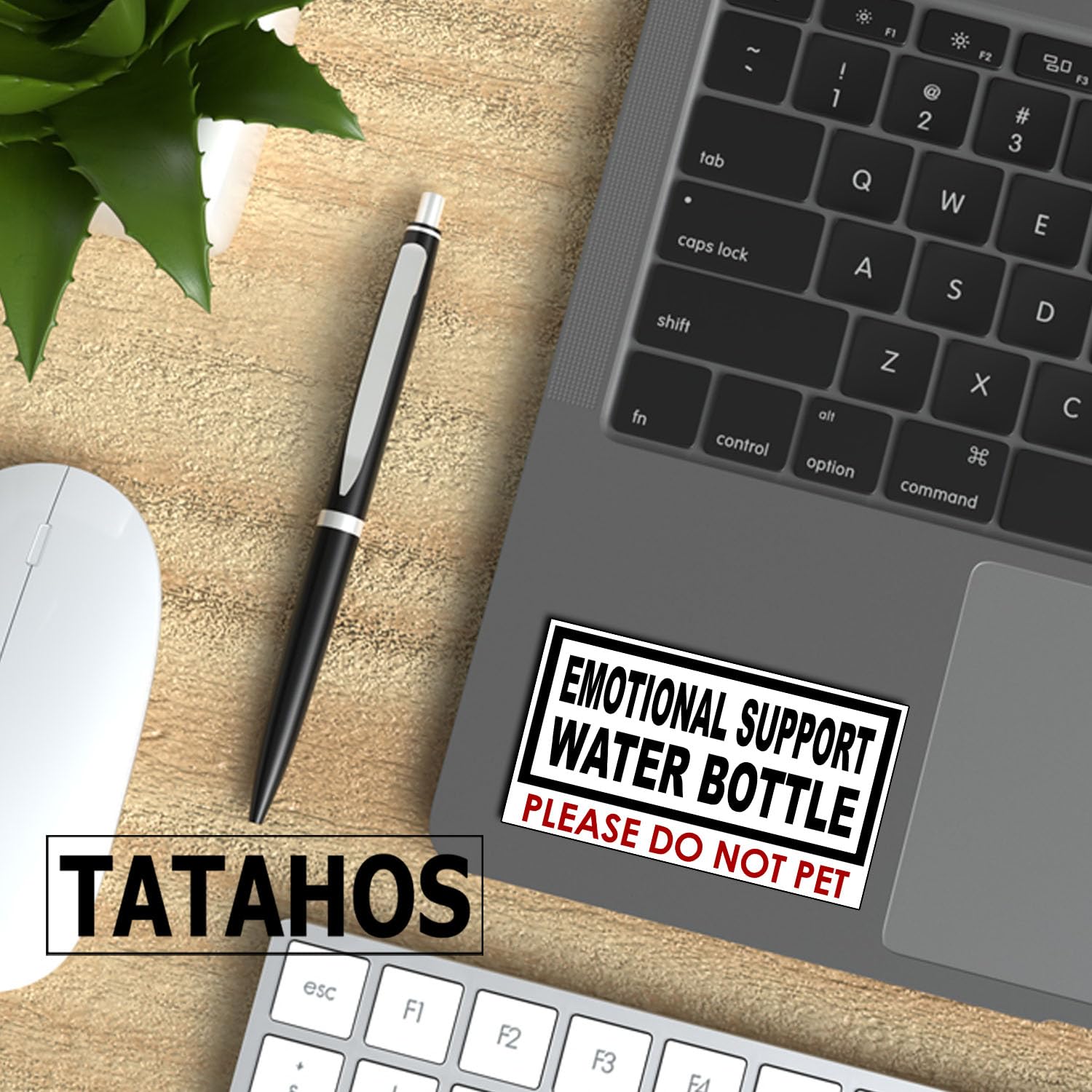 Vinyl Decals Emotional Support Water Bottle Stickers - Mental Health ...