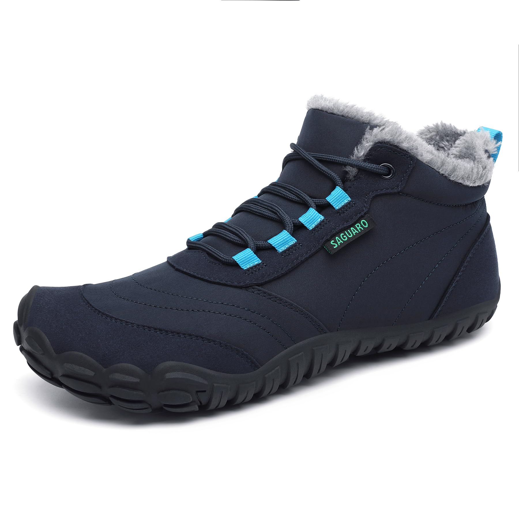 SAGUARO Barefoot Scarpe Invernali Caldo Stivali Neve per Uomo Donna,Gr.36-48