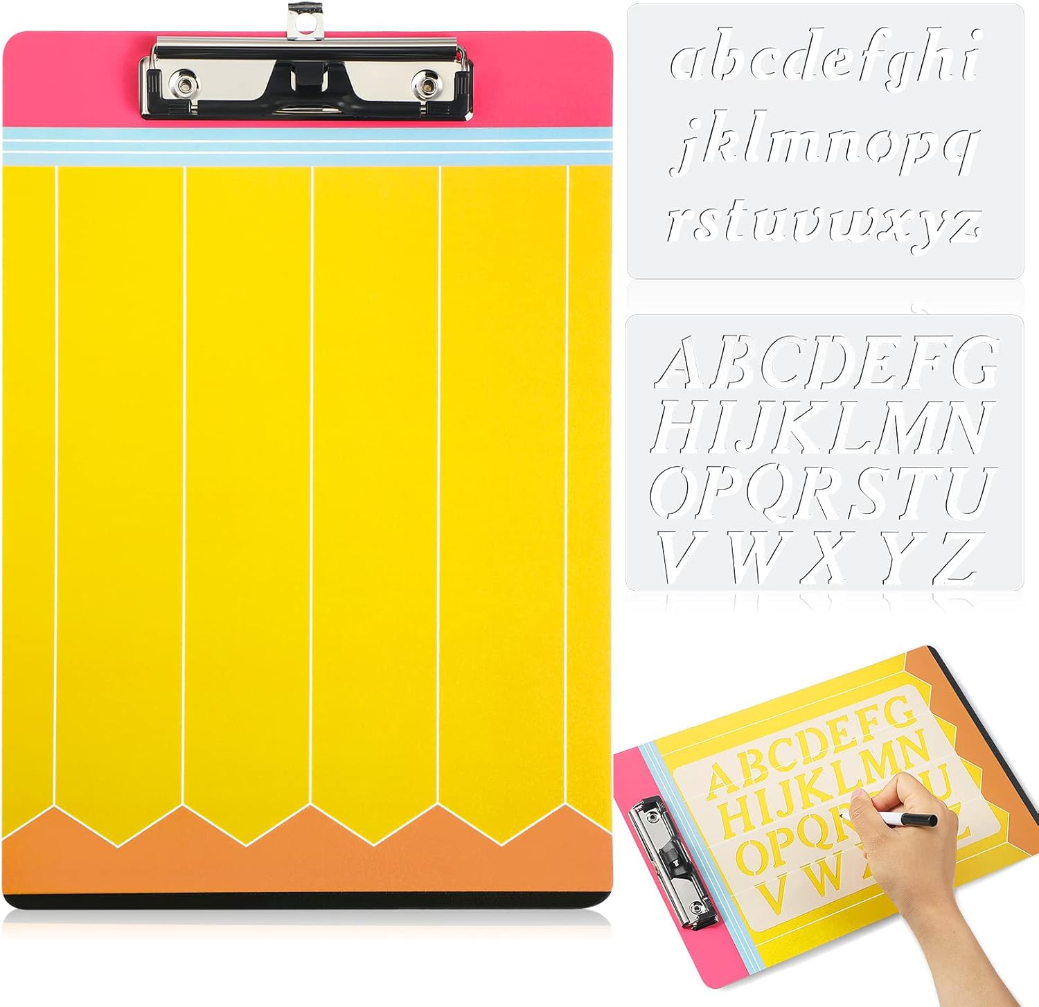 Kisston Personalized Teacher Name Clipboard Low Profile