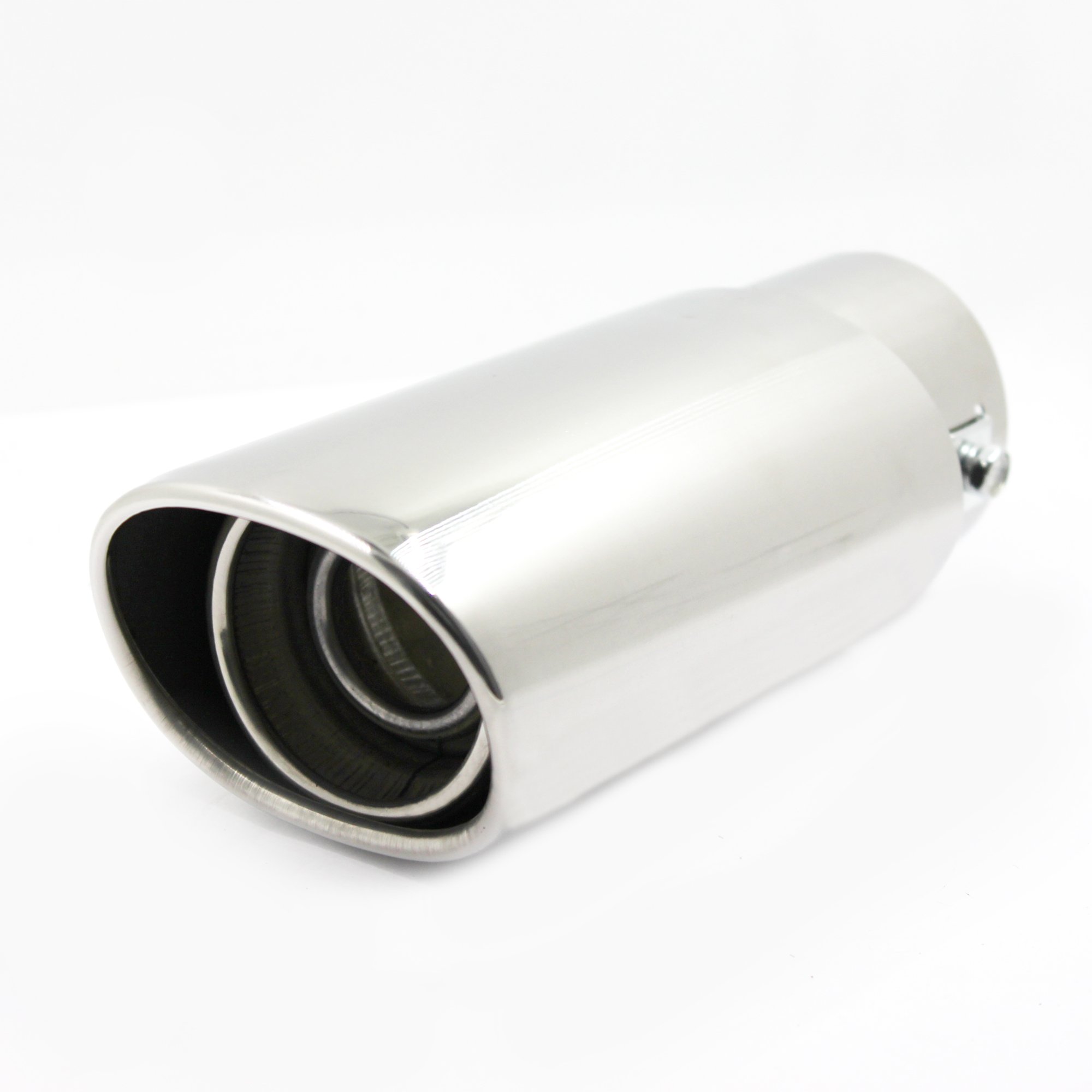 Modauto - Cola de Escape, Terminales de Escape, Escape Universal de Coche, Modelo F135, Acero Inoxidable …