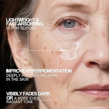 aobenz Dark Spot Remover for Face with 3% Tranexamic Acid + 2% Niacinamide + Alpha-Arbutin, Brightening Serum for Age Melasma Sun Black Spots, Target Hyperpigmentation, Results in 2-4 Weeks