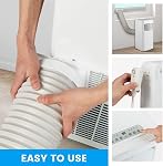 DORTALA portatif Air Conditionneur 10000 BTU, 3-in-1 Personnel AC Unité de refroidissement avec déshumidificateur, 24H Chronomètre, télécommande, kit de fenêtres & Roues, debout AC pour Chambre, Dorm, Cool jusqu'à 280 Unité monétaire