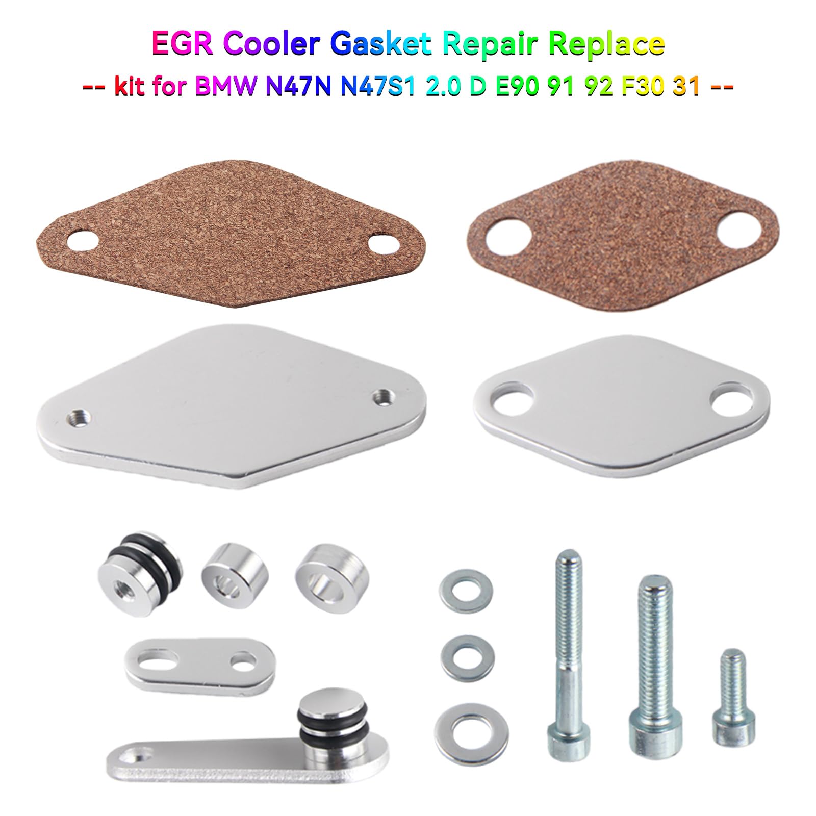 EGR Cooler Gasket Repair Replace Kit Fit for BMW N47N N47S1 2.0 D E90 91 92 F30 31