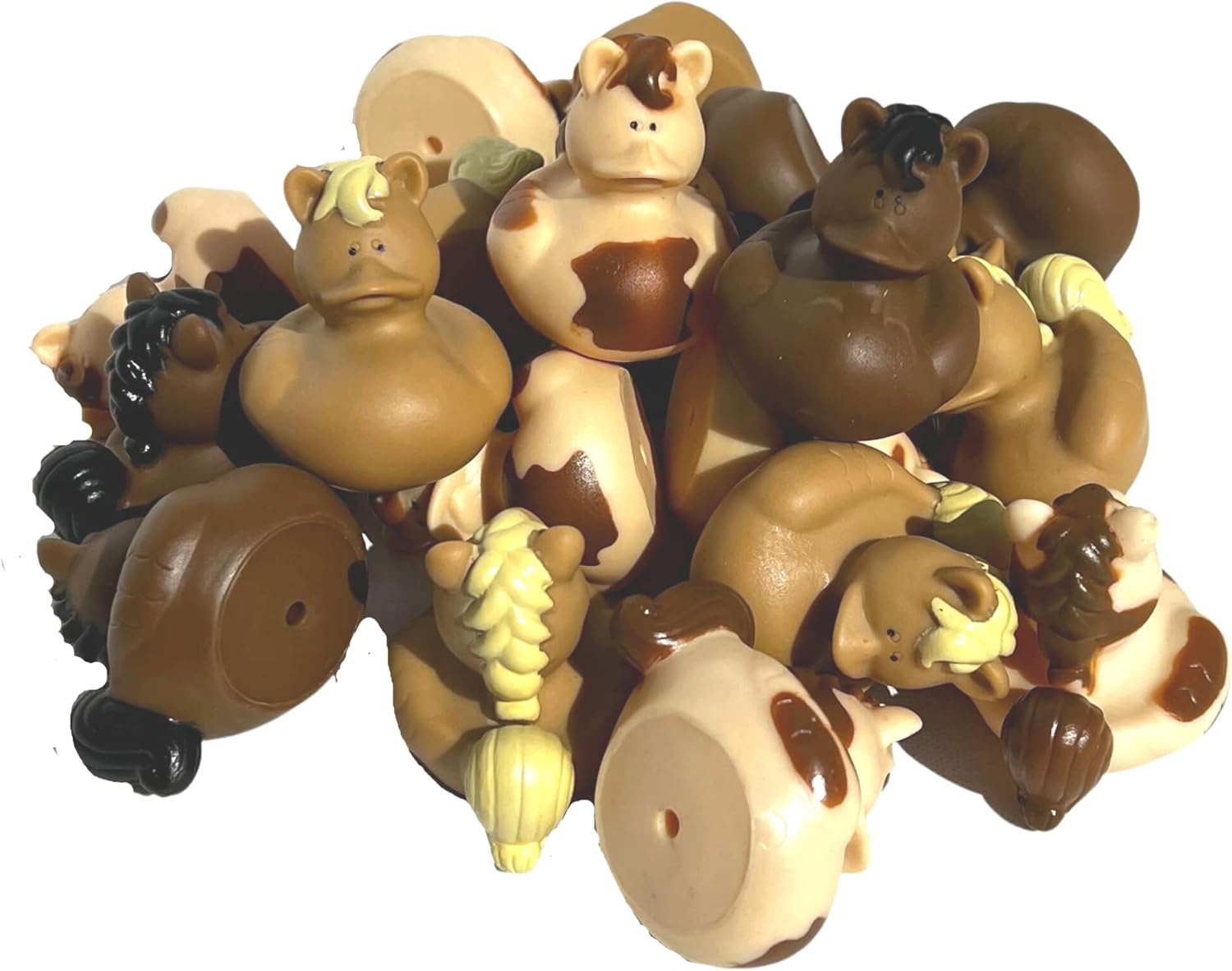 Lashicorn Buck Buck Bronco Rubber Horse Ducks | 20 Pack 1.75x2.25” | Horse Figurine Car Game for Bucking Broncos Buck Yeah! #BuckBuckBronco #BuckYeah Grill You’ve Been Bucked Cards Tags - Image 4