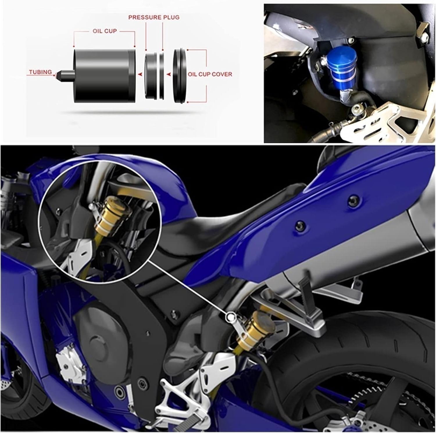 Motorcycle Brake Fluid Reservoir Clutch Tank Oil Fluid Cup for B F800GS F800 GS F 800 GS 2008 2009 2010 2011 2012 2013 2014 2015(Green)