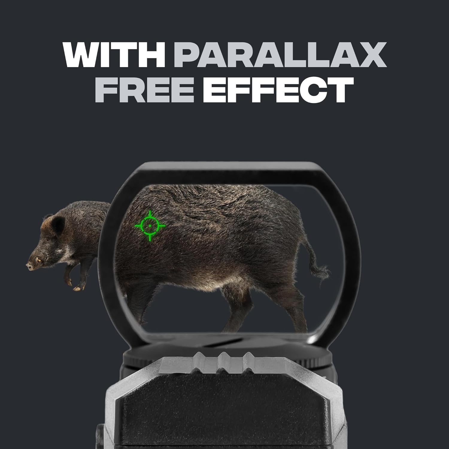 BALLISTA 1x23x34mm Tactical Reflex Green Red Dot Sight Optic with 20mm Rail Mount for Hunting Shooting, Battery Included