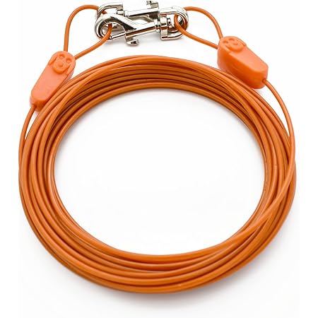 Cavo Per Cani IntelliLeash Tie Out - 6.1m, Per Cani Fino A 15.9kg, Con Chiusure In Acciaio