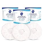 MedVance No Rinse Shampoo Cap | Rinse Free Shower Cap that Shampoos & Conditions | PH Balanced & Hypoallergenic Waterless Hair Wash | 3 Pack