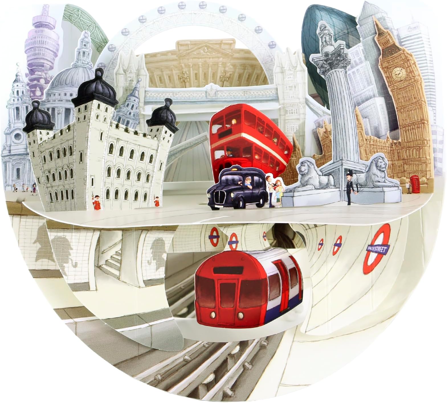 ROBOTIME – Puzzle 3D Bus à Impériale De Londres – Maquette Bois à Construire