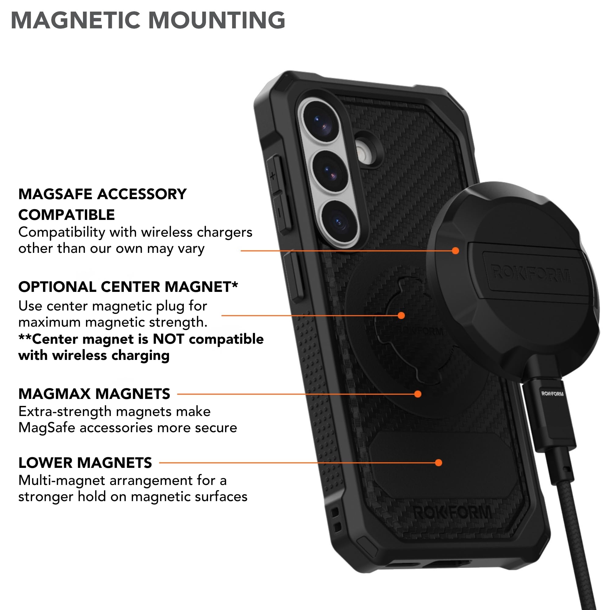 Amazon.com: Rokform Rugged Case for Galaxy S26, Magnetic Cover 