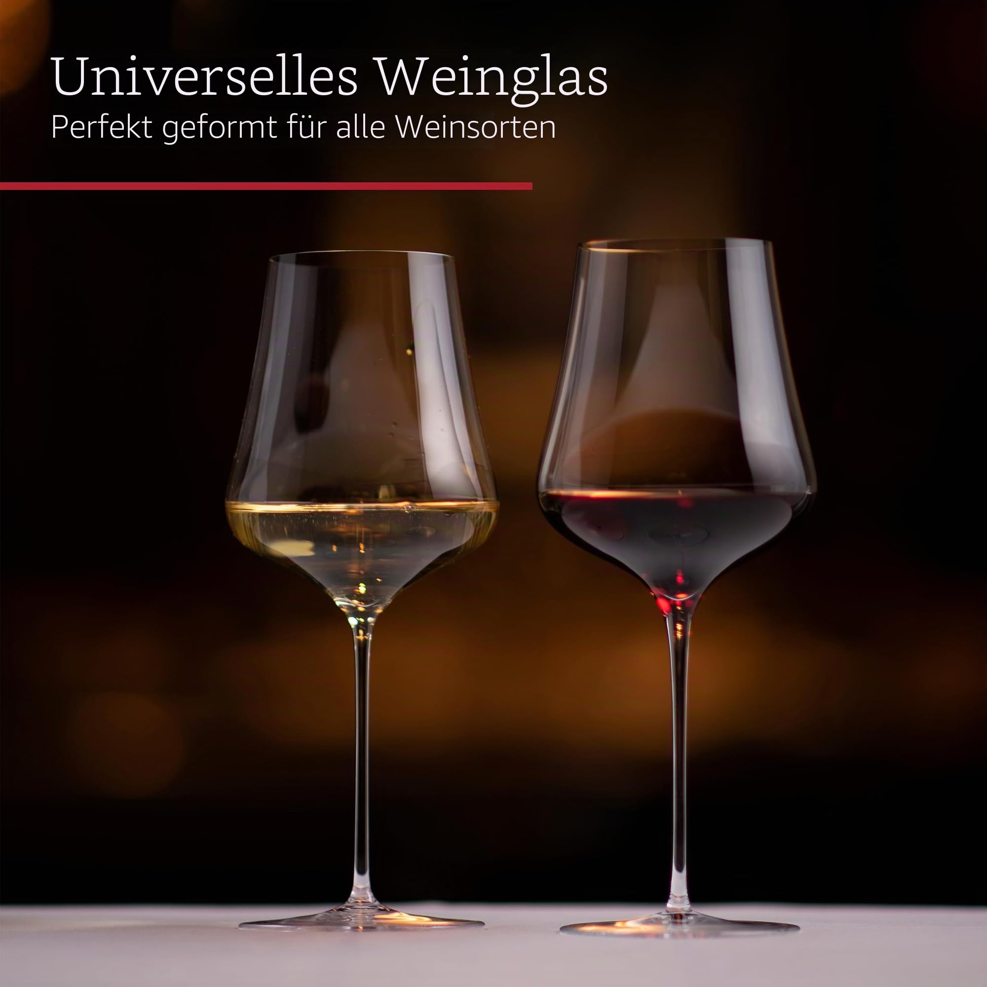 Gabriel-Glas - 2er Set - mundgeblasenes österreichisches Kristall-Weinglas - Gold Edition