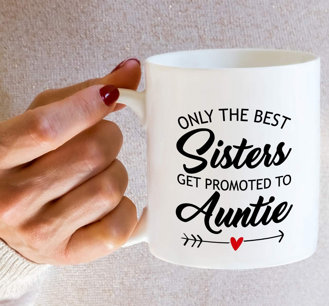 Funny Great Aunt Mug - Only The Best Aunts Get Promoted 11 Oz Ceramic Coffee Cup