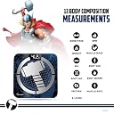 PowerMax X Marvel BCA-140 Thor Edition Digital Bathroom BMI Weight Scale for Human Fitness Body Weight with Max Weighing Capacity 180kg, LED Display, Tempered Glass, Mobile App and Body Fat Analyzer gallery image