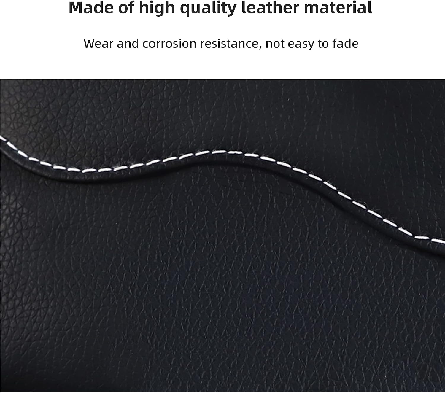 SUJADE YAKEFLY Car Seat Side Pocket Organizer, PU Leather Cell Phone & Sunglasses Holder, Gap Filler, Mini Storage Bag