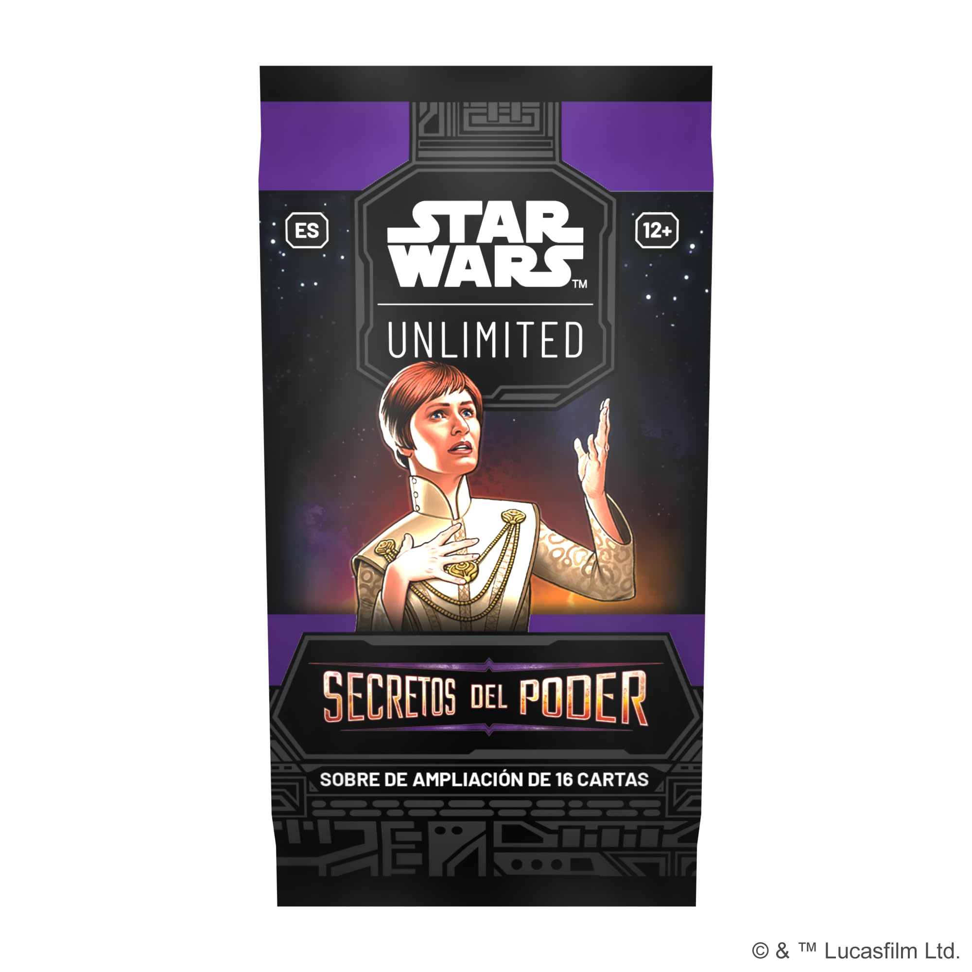 Fantasy Flight Games Asmodee FFG Star Wars Unlimited Gra kolekcjonerska Secrets of Power, 24 koperty z 16 kartami, TCG od 12 lat, dla 2 graczy, hiszpański, wielokolorowy SWH0602ES