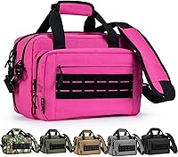 Vista 14 de VEAGIA - Bolsa para polígono de tiro, estuche para pistola, bolsas para pistolas y munición para pistolas de mano y bolsa de transporte blanda