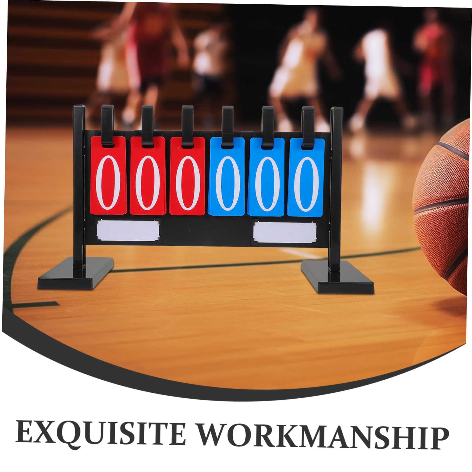 Tabellone Segnapunti da Competizione a 6 Cifre, Autoportante | Pvc, Struttura Smontabile, Display Chiaro per Pallavolo e Basket in Eventi e Sedi Diverse
