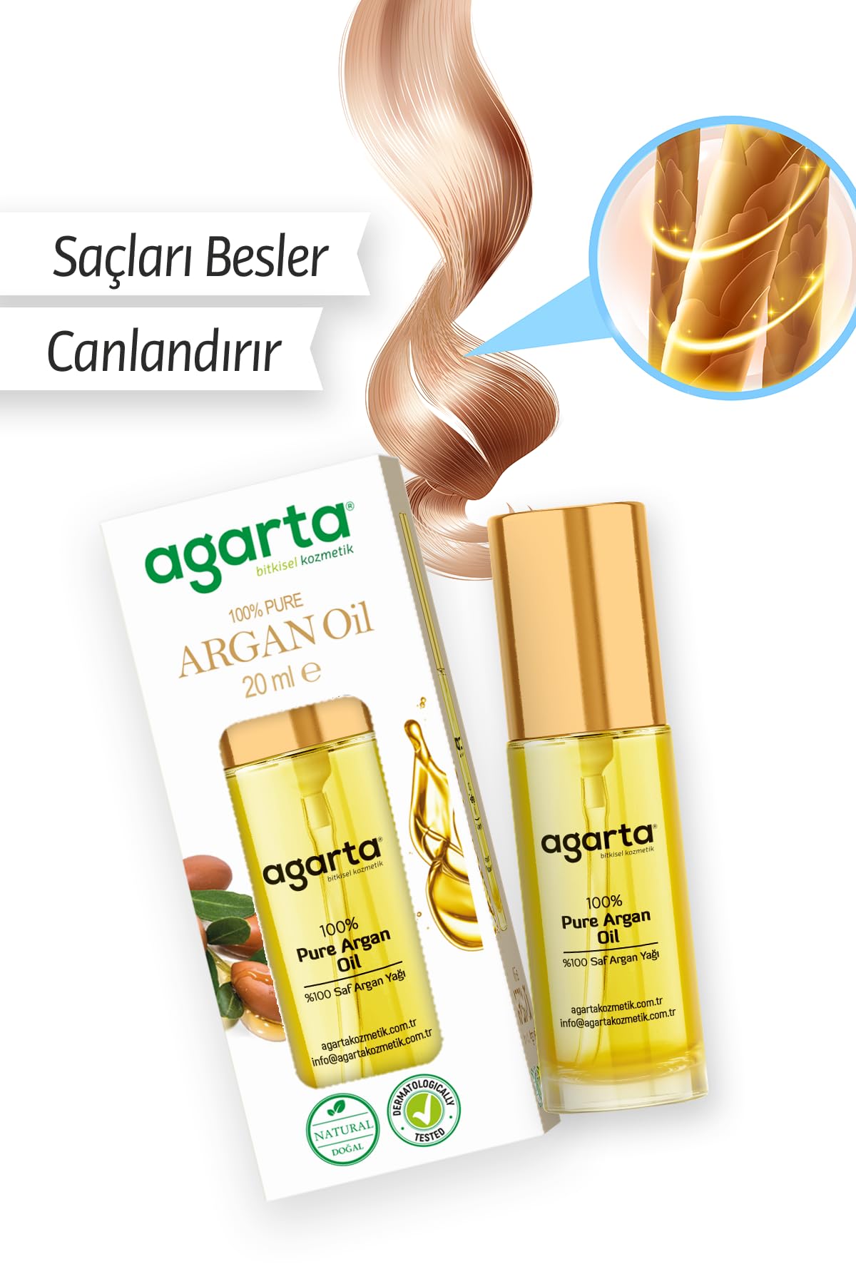 Agarta%100 Saf Argan Yağı