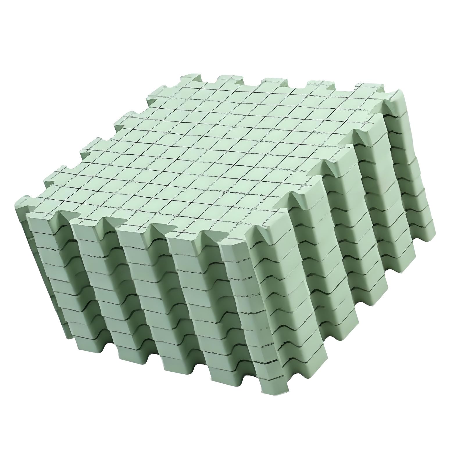9Pcs Knit Blocking Board 30,5 x 30,5 cm Schiuma Lavoro A Maglia Blocco Mat Per Uncinetto Nonna Quadrato Fare Allineamento Cucitura Allineamento Mat
